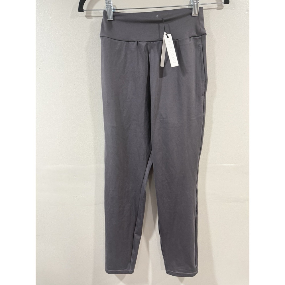 PARAGON Leggings Womens S Gray Ankle RECSTRETCH Yoga Skinny Spandex NWT